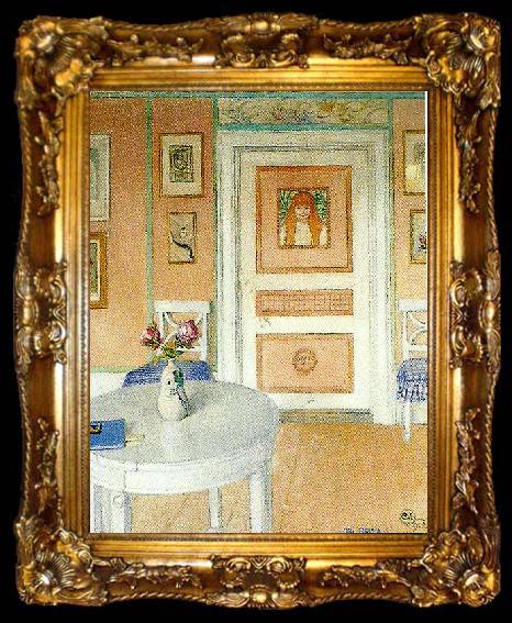 framed  Carl Larsson rosor-rosorna-formaket, ta009-2